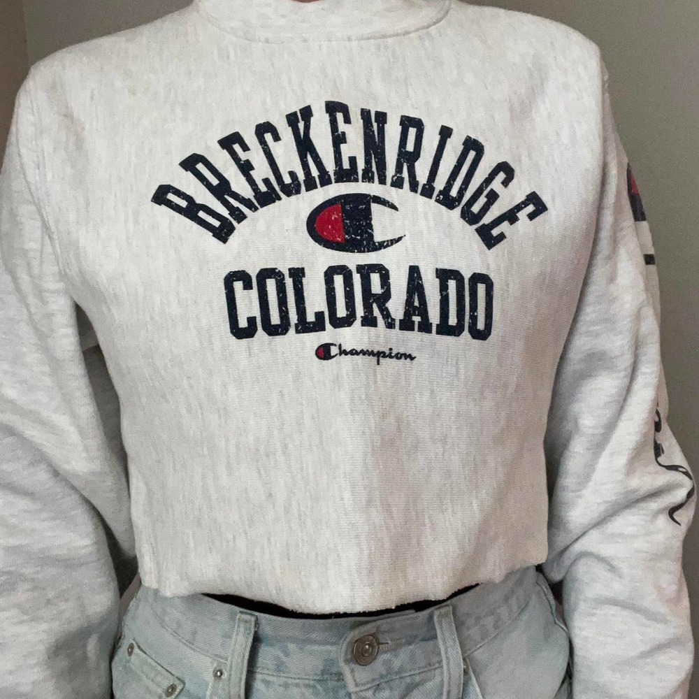 Crop top crew neck champion